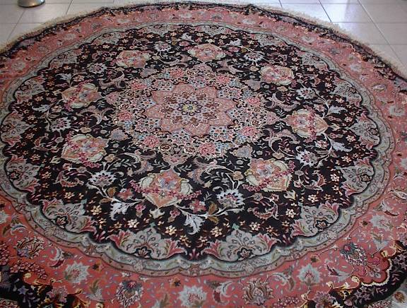 Tabriz Persian rug; All Persian Rugs are genuine handmade. Also, every Persian Tabriz rug is made of the finest kurkwool/silk.