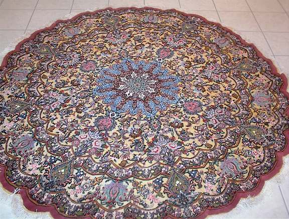 Tabriz Persian rug; All Persian Rugs are genuine handmade. Also, every Persian Tabriz rug is made of the finest kurkwool/silk.