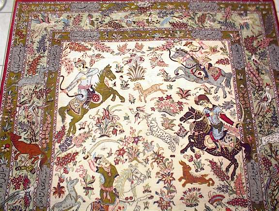 Tabriz Persian rug; All Persian Rugs are genuine handmade. Also, every Persian Tabriz rug is made of the finest kurkwool/silk.