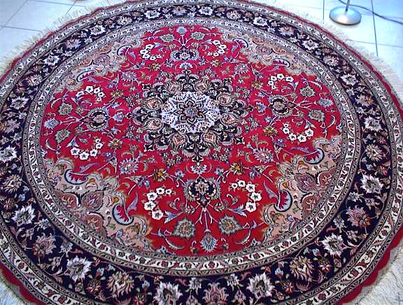 Tabriz Persian rug; All Persian Rugs are genuine handmade. Also, every Persian Tabriz rug I offer is made with fine kurkwool/silk.