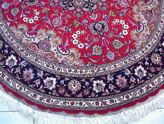 Tabriz Persian rug; All Persian Rugs are genuine handmade. Also, every Persian Tabriz rug I offer is made with fine kurkwool/silk.