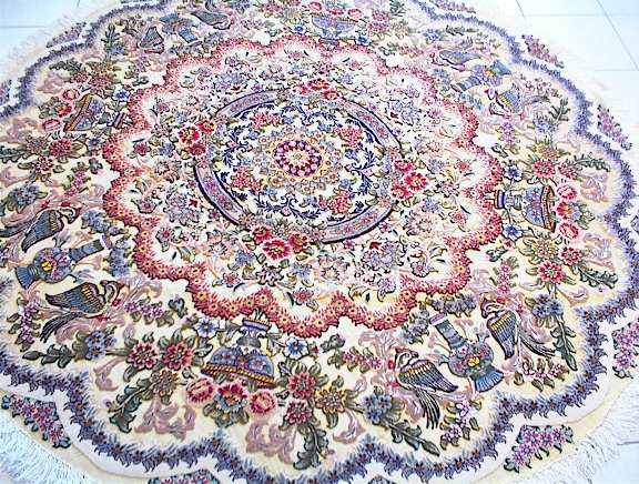 Tabriz Persian rug; All Persian Rugs are genuine handmade. Also, every Persian Tabriz rug is made of the finest kurkwool/silk.