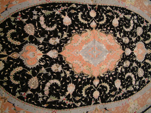 Tabriz Persian rug; All Persian Rugs are genuine handmade. Also, every Persian Tabriz rug I offer is made with fine kurkwool/silk.