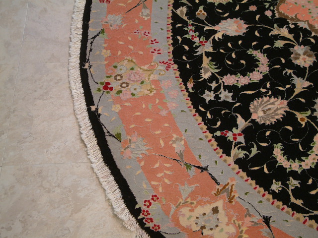 Tabriz Persian rug; All Persian Rugs are genuine handmade. Also, every Persian Tabriz rug I offer is made with fine kurkwool/silk.