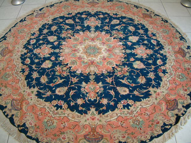 Tabriz Persian rug; All Persian Rugs are genuine handmade. Also, every Persian Tabriz rug I offer is made with fine kurkwool/silk.