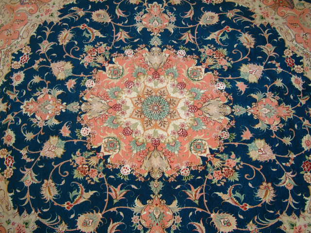 Tabriz Persian rug; All Persian Rugs are genuine handmade. Also, every Persian Tabriz rug I offer is made with fine kurkwool/silk.