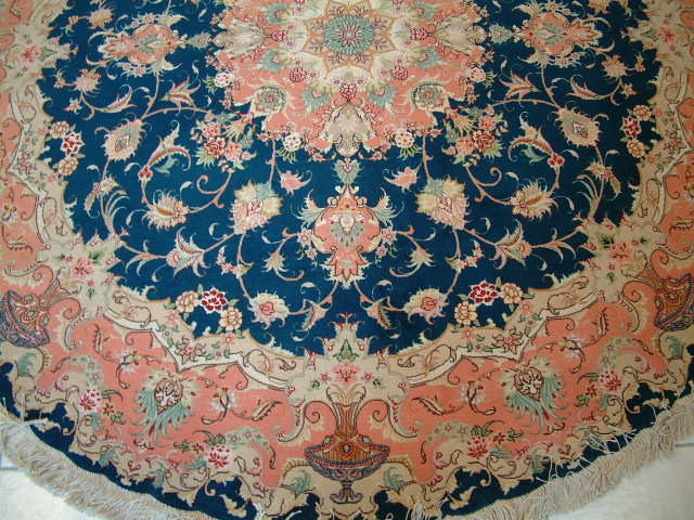Tabriz Persian rug; All Persian Rugs are genuine handmade. Also, every Persian Tabriz rug I offer is made with fine kurkwool/silk.