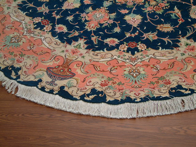 Tabriz Persian rug; All Persian Rugs are genuine handmade. Also, every Persian Tabriz rug I offer is made with fine kurkwool/silk.
