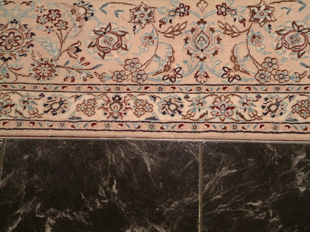 Nain Persian rug; All Persian Rugs are genuine handmade. Also, every Persian Nain rug I offer is made with fine kurkwool/silk.
