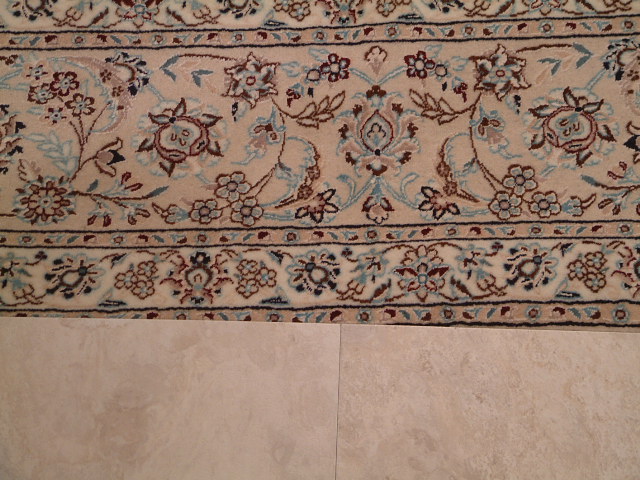 Nain Persian rug; All Persian Rugs are genuine handmade. Also, every Persian Nain rug I offer is made with fine kurkwool/silk.