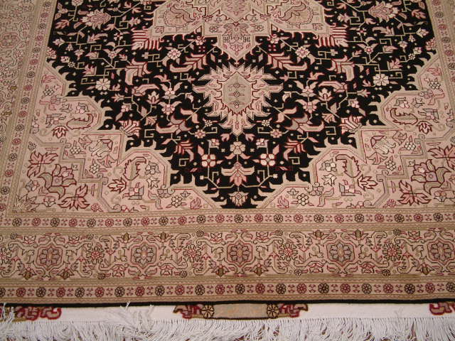 Tabriz Persian rug; All Persian Rugs are genuine handmade. Also, every Persian Tabriz rug I offer is made with fine kurkwool/silk.