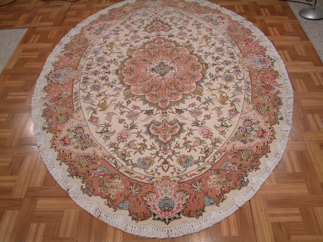 Tabriz Persian rug; All Persian Rugs are genuine handmade. Also, every Persian Tabriz rug I offer is made with fine kurkwool/silk.