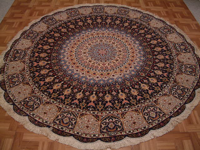 Tabriz Persian rug; All Persian Rugs are genuine handmade. Also, every Persian Tabriz rug I offer is made with fine kurkwool/silk.