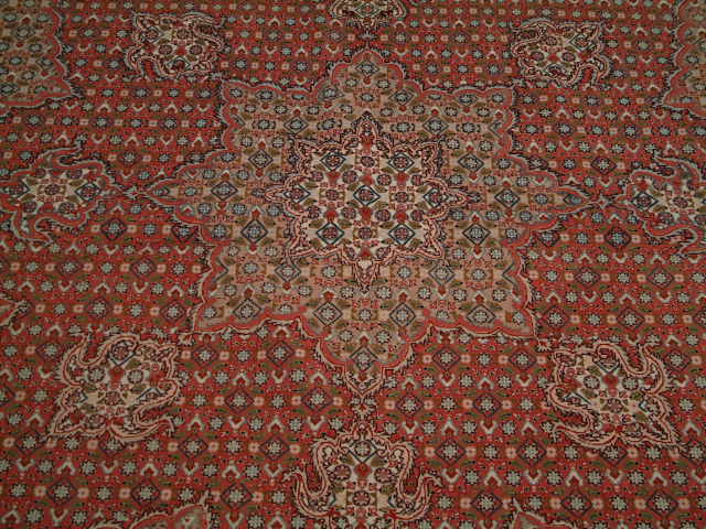 Tabriz Persian rug; All Persian Rugs are genuine handmade. Also, every Persian Tabriz rug I offer is made with fine kurkwool/silk.
