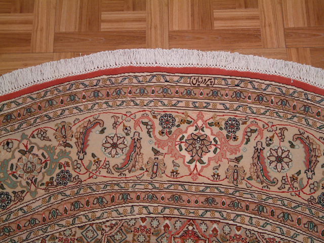 Tabriz Persian rug; All Persian Rugs are genuine handmade. Also, every Persian Tabriz rug I offer is made with fine kurkwool/silk.