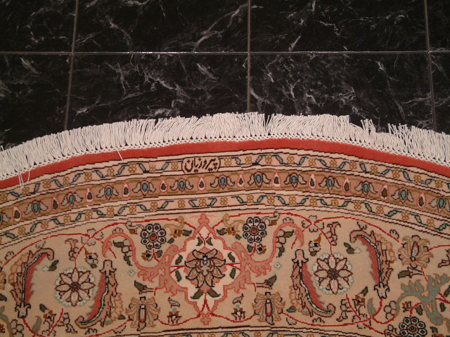 Tabriz Persian rug; All Persian Rugs are genuine handmade. Also, every Persian Tabriz rug I offer is made with fine kurkwool/silk.