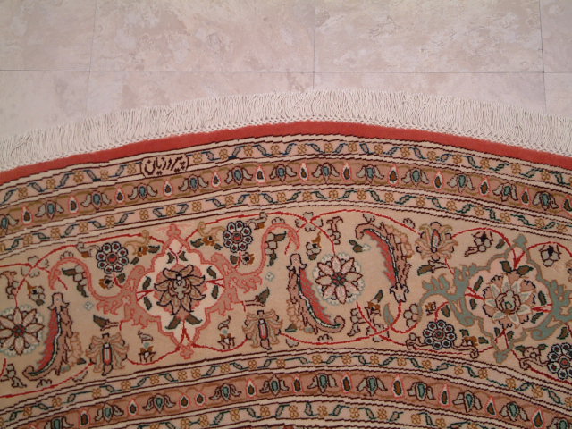 Tabriz Persian rug; All Persian Rugs are genuine handmade. Also, every Persian Tabriz rug I offer is made with fine kurkwool/silk.