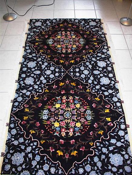 Tabriz Persian rug; All Persian Rugs are genuine handmade. Also, every Persian Tabriz rug is made of the finest kurkwool/silk.