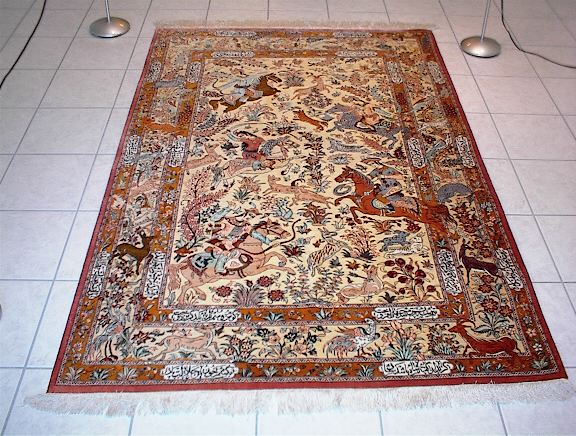 Tabriz Persian rug; All Persian Rugs are genuine handmade. Also, every Persian Tabriz rug is made of the finest kurkwool/silk.