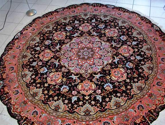Tabriz Persian rug; All Persian Rugs are genuine handmade. Also, every Persian Tabriz rug is made of the finest kurkwool/silk.