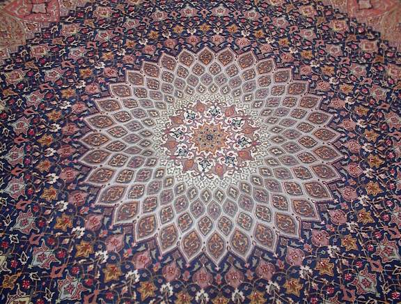 Tabriz Persian rug; All Persian Rugs are genuine handmade. Also, every Persian Tabriz rug is made of the finest kurkwool/silk.