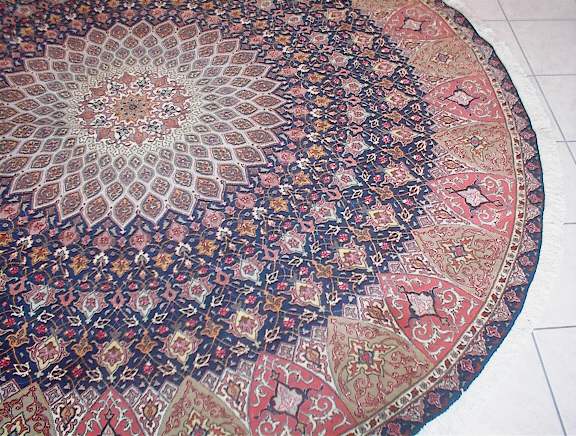 Tabriz Persian rug; All Persian Rugs are genuine handmade. Also, every Persian Tabriz rug is made of the finest kurkwool/silk.
