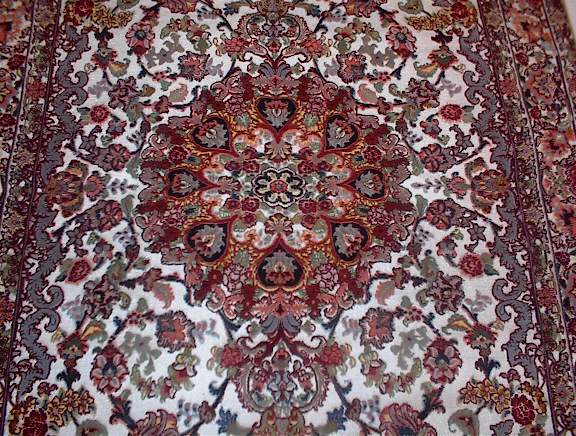 Tabriz Persian rug; All Persian Rugs are genuine handmade. Also, every Persian Tabriz rug is made of the finest kurkwool/silk.