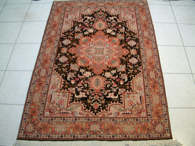 Tabriz Persian rug; All Persian Rugs are genuine handmade. Also, every Persian Tabriz rug I offer is made with fine kurkwool/silk.