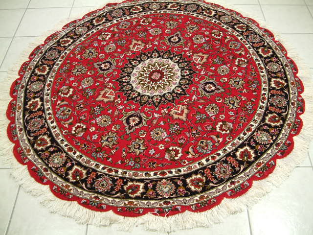 Tabriz Persian rug; All Persian Rugs are genuine handmade. Also, every Persian Tabriz rug is made of the finest kurkwool/silk.