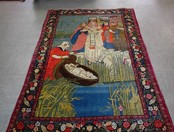 Old Keshan Persian rug