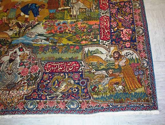 OLD Tabriz Persian rug