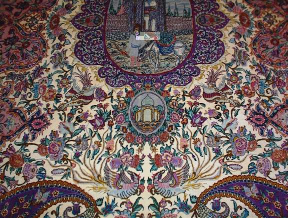 OLD Tabriz Persian rug