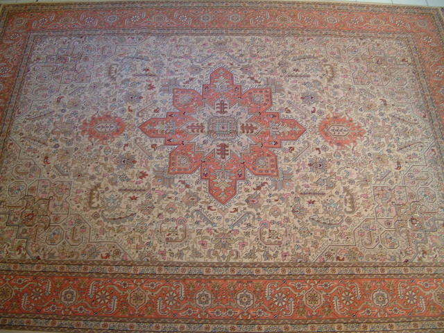 Tabriz Persian rug; All Persian Rugs are genuine handmade. Also, every Persian Tabriz rug is made of the finest kurkwool/silk.