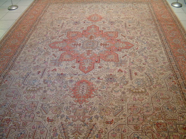 Tabriz Persian rug; All Persian Rugs are genuine handmade. Also, every Persian Tabriz rug is made of the finest kurkwool/silk.