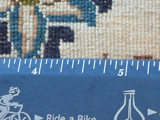 Nain Persian rug; All Persian Rugs are genuine handmade. Also, every Persian Nain rug is made of the finest kurkwool/silk.