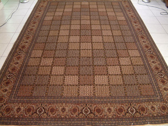 Tabriz Persian rug; All Persian Rugs are genuine handmade. Also, every Persian Tabriz rug is made of the finest kurkwool/silk.