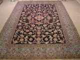 Isfahan Persian rug; All Persian Rugs are genuine handmade. Also, every Persian Isfahan rug I offer is made with fine kurkwool/silk.