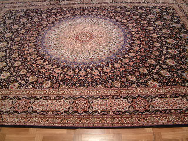Tabriz Persian rug; All Persian Rugs are genuine handmade. Also, every Persian Tabriz rug is made of the finest kurkwool/silk.