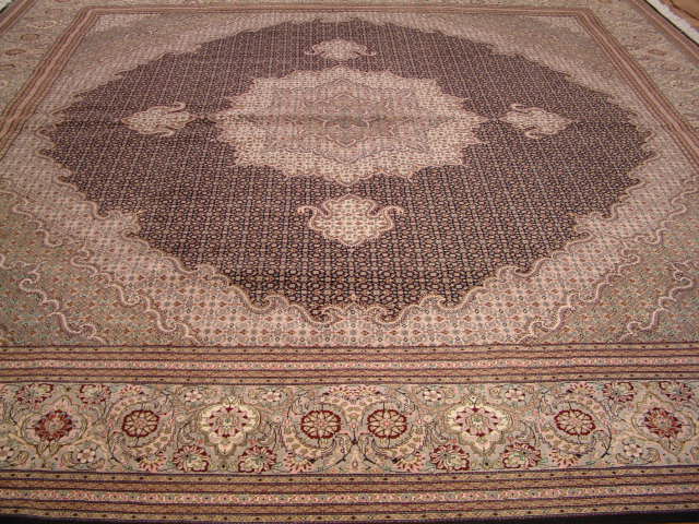 Tabriz Persian rug; All Persian Rugs are genuine handmade. Also, every Persian Tabriz rug is made of the finest kurkwool/silk.