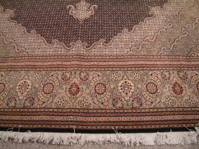 Tabriz Persian rug; All Persian Rugs are genuine handmade. Also, every Persian Tabriz rug is made of the finest kurkwool/silk.