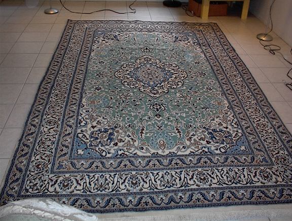 Nain Persian rug; All Persian Rugs are genuine handmade. Also, every Persian Nain rug is made of the finest kurkwool/silk.