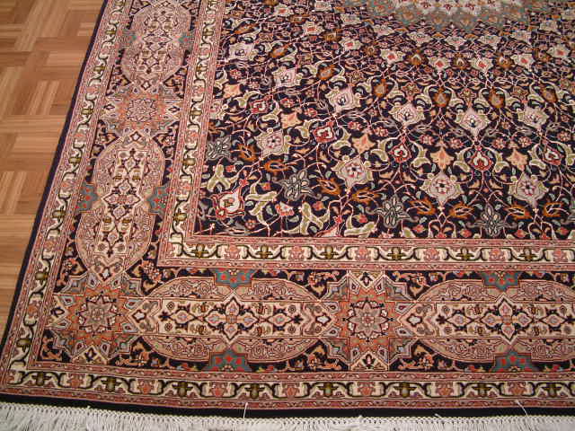 Tabriz Persian rug; All Persian Rugs are genuine handmade. Also, every Persian Tabriz rug is made of the finest kurkwool/silk.