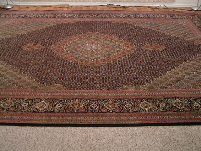 Tabriz Persian rug; All Persian Rugs are genuine handmade. Also, every Persian Tabriz rug is made of the finest kurkwool/silk.