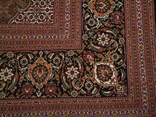 Tabriz Persian rug; All Persian Rugs are genuine handmade. Also, every Persian Tabriz rug is made of the finest kurkwool/silk.