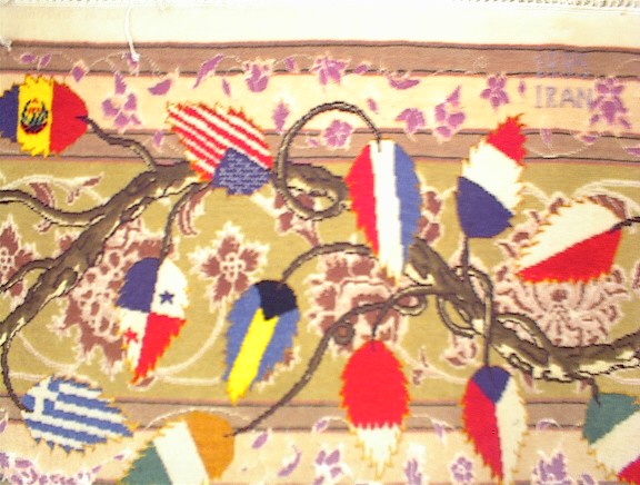 Persian silk rugs, Picture Tabriz Persian Rugs