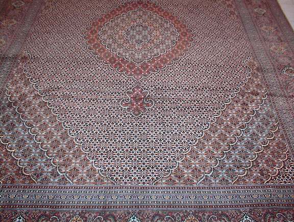 Tabriz Persian rug; All Persian Rugs are genuine handmade. Also, every Persian Tabriz rug is made of the finest kurkwool/silk.