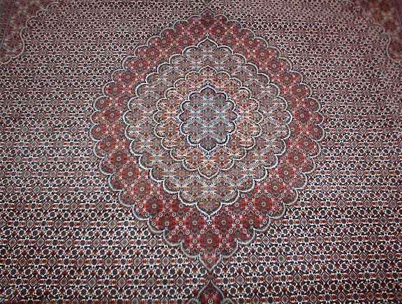 Tabriz Persian rug; All Persian Rugs are genuine handmade. Also, every Persian Tabriz rug is made of the finest kurkwool/silk.
