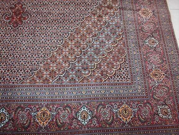 Tabriz Persian rug; All Persian Rugs are genuine handmade. Also, every Persian Tabriz rug is made of the finest kurkwool/silk.