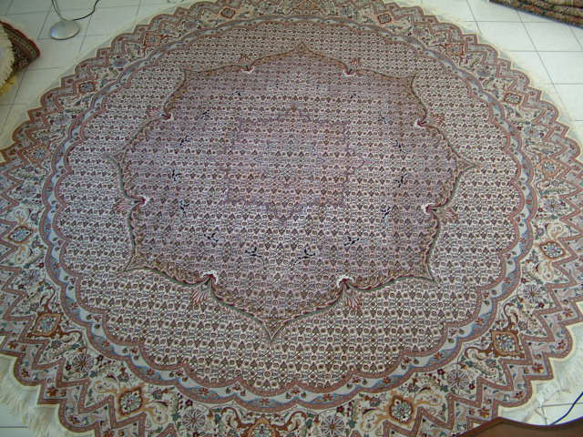 Tabriz Persian rug; All Persian Rugs are genuine handmade. Also, every Persian Tabriz rug is made of the finest kurkwool/silk.