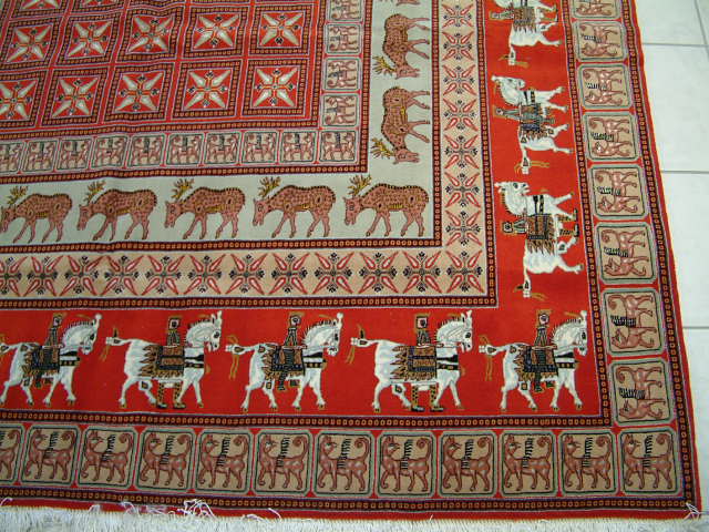Tabriz Persian rug; All Persian Rugs are genuine handmade. Also, every Persian Tabriz rug is made of the finest kurkwool/silk.